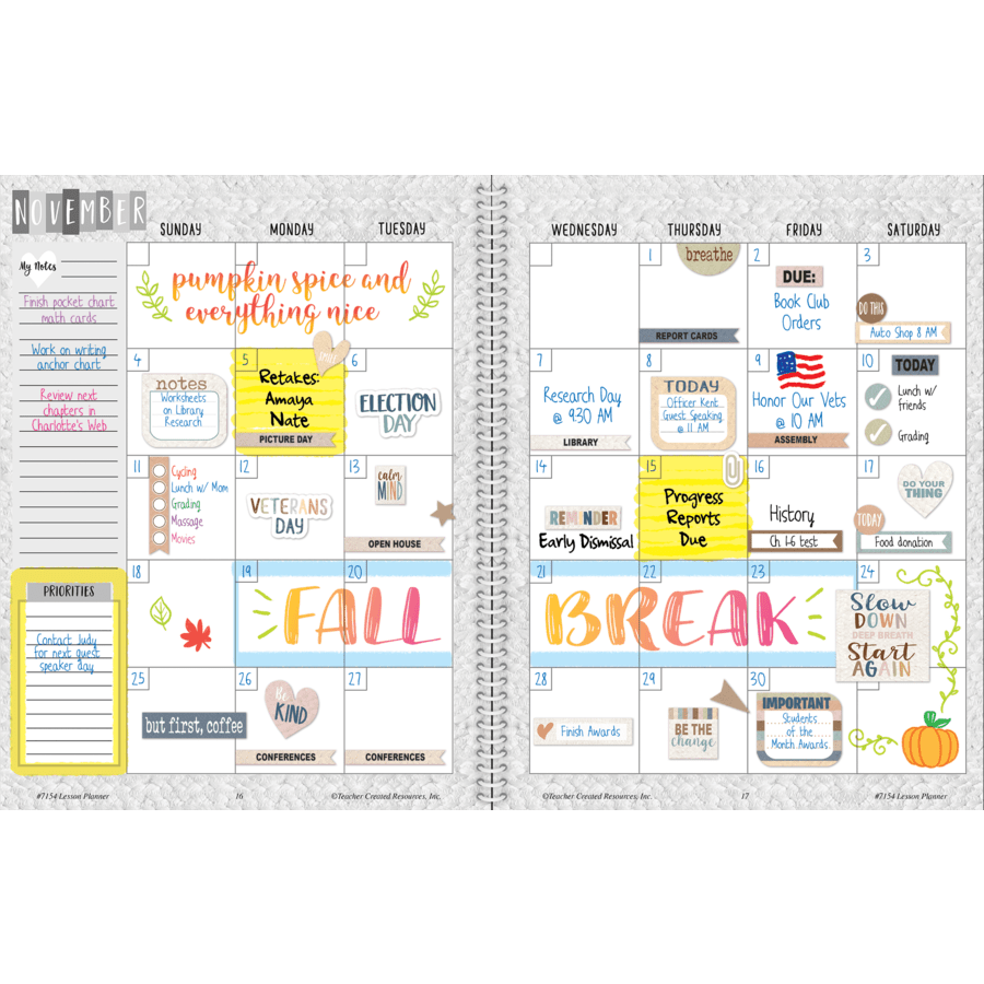 Everyone is Welcome Lesson Planner-Record & Plan Books-Tools 4 Teaching-Classroom Decor and More