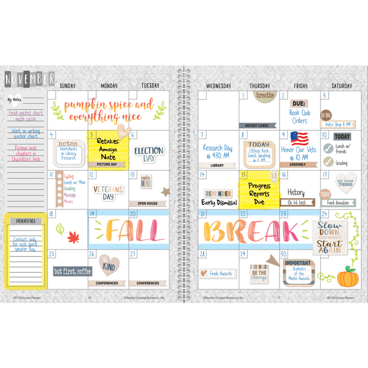 Everyone is Welcome Lesson Planner-Record & Plan Books-Tools 4 Teaching-Classroom Decor and More