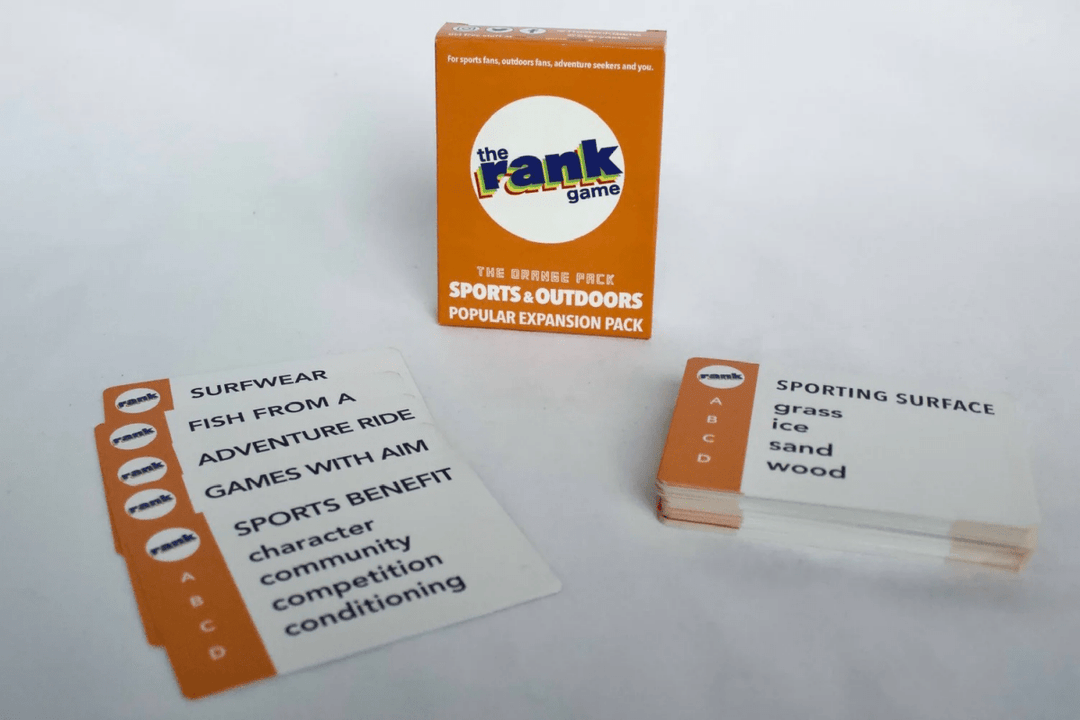 *The Rank Game Expansion Pack: Sports & Outdoors (Orange Pack) Game-Games-Tools 4 Teaching-Classroom Decor and More