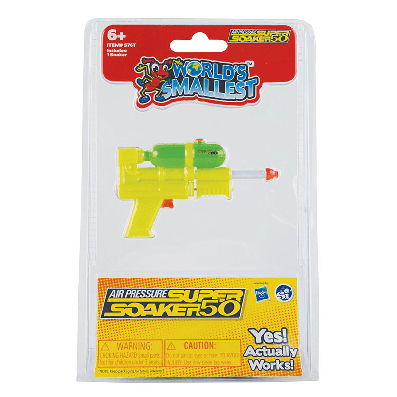World's Smallest Super Soaker (Assorted)-World's Smallest-Tools 4 Teaching-Classroom Decor and More