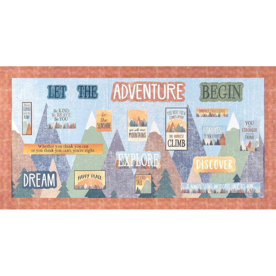Better Than Paper® Bulletin Board Roll: Moving Mountains-Bulletin Board Paper - Better Than Paper-Tools 4 Teaching-Classroom Decor and More