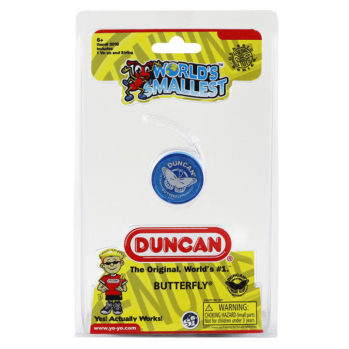 World's Smallest Duncan Butterfly Yo-Yo (Assorted)-World's Smallest-Tools 4 Teaching-Classroom Decor and More