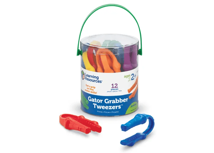 Gator Grabber Tweezers™, Set of 12-Fine Motor-Tools 4 Teaching-Classroom Decor and More