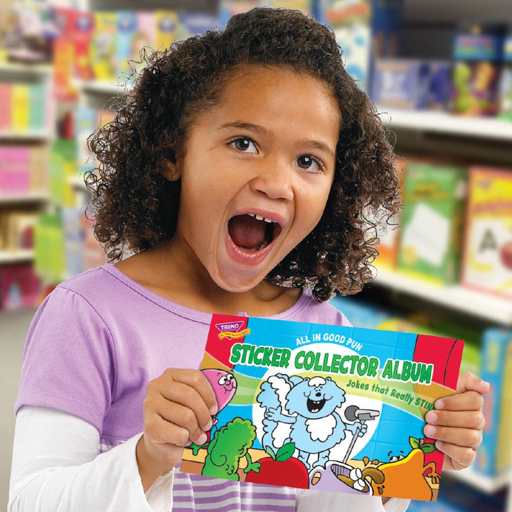 *All in Good Pun: Jokes that Really STINK Sticker Collector Album (stickers sold separately)-Stickers-Tools 4 Teaching-Classroom Decor and More