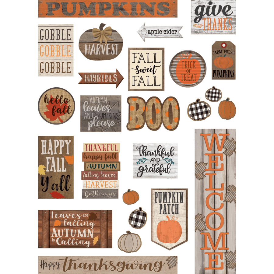 Home Sweet Classroom Happy Fall Mini Bulletin Board-Tools 4 Teaching-Classroom Decor and More