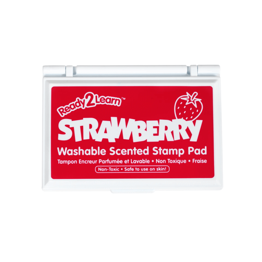 Washable Scented Stamp Pad - Red (Strawberry)-Stamps & Stamp Pads-Tools 4 Teaching-Classroom Decor and More