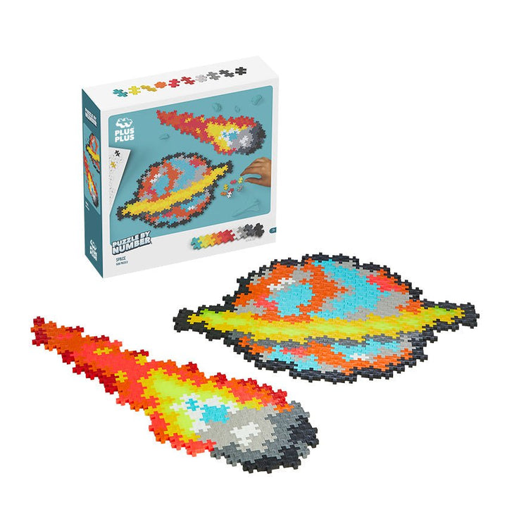 PLUS PLUS® Puzzle by Number® - 500 PC - Space-Plus Plus-Tools 4 Teaching-Classroom Decor and More