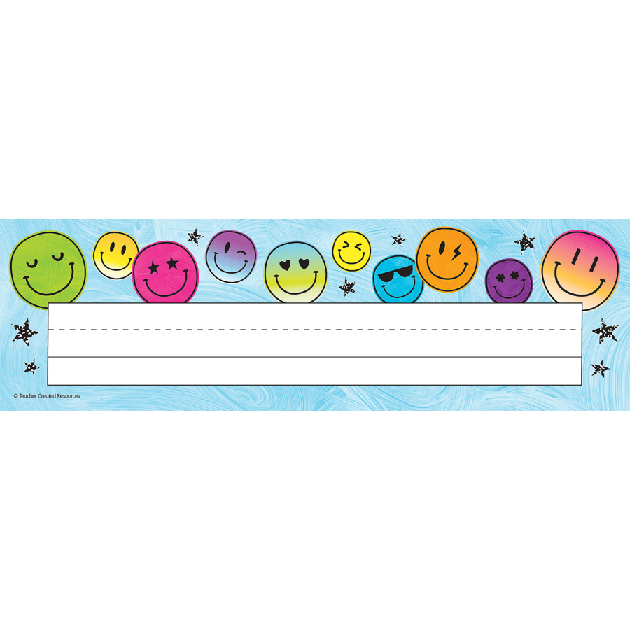 Brights 4Ever Flat Name Plates-Nameplates & Name Tags-Tools 4 Teaching-Classroom Decor and More