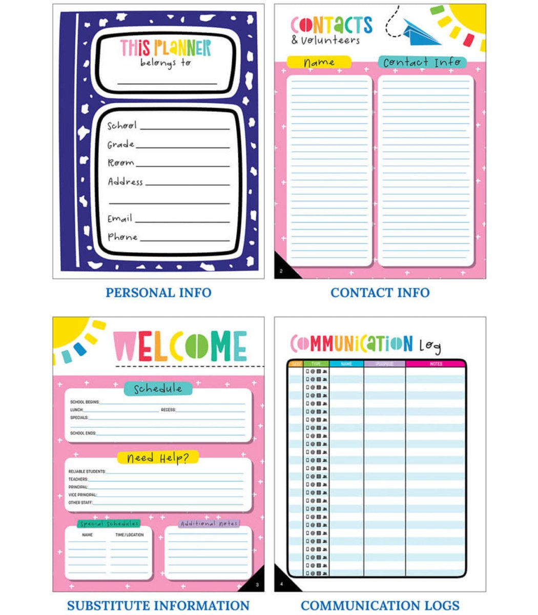 Happy Place Teacher Planner Spiral Bound-Record & Plan Books-Tools 4 Teaching-Classroom Decor and More