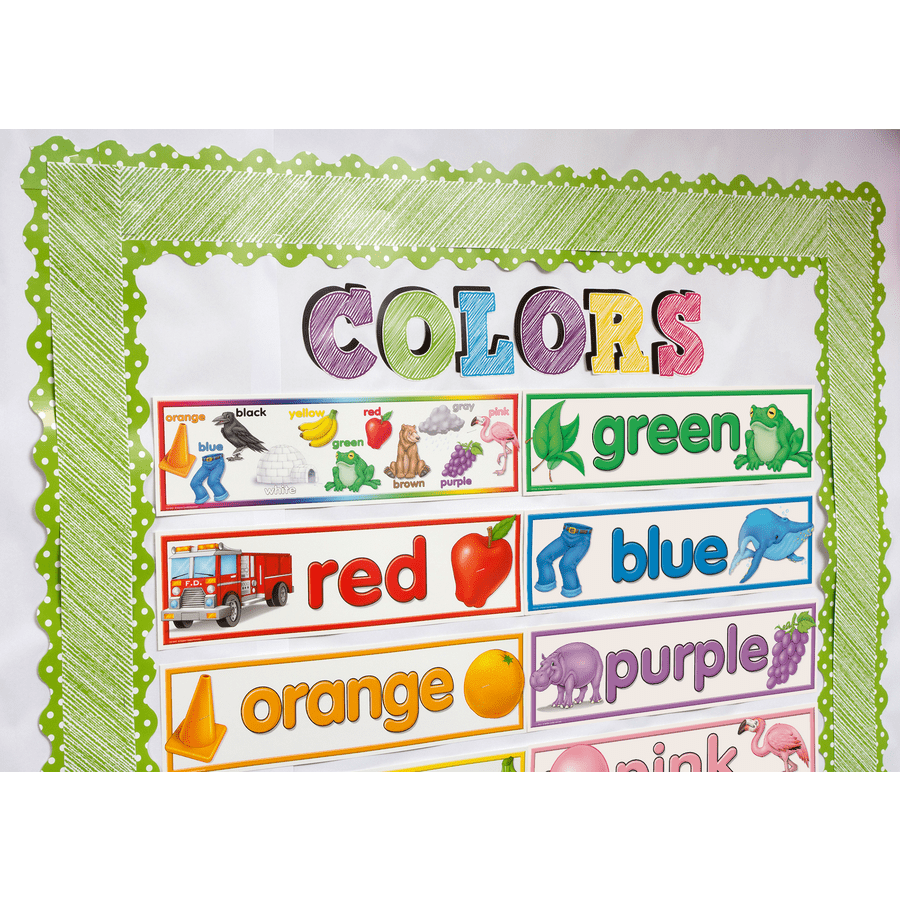 Colors Headlines-Mini Bulletin Boards-Tools 4 Teaching-Classroom Decor and More