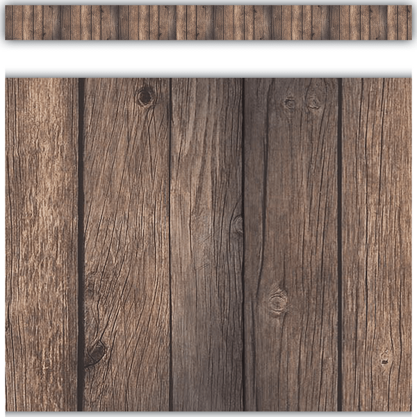 *Dark Wood Straight Border Trim-Borders-Tools 4 Teaching-Classroom Decor and More