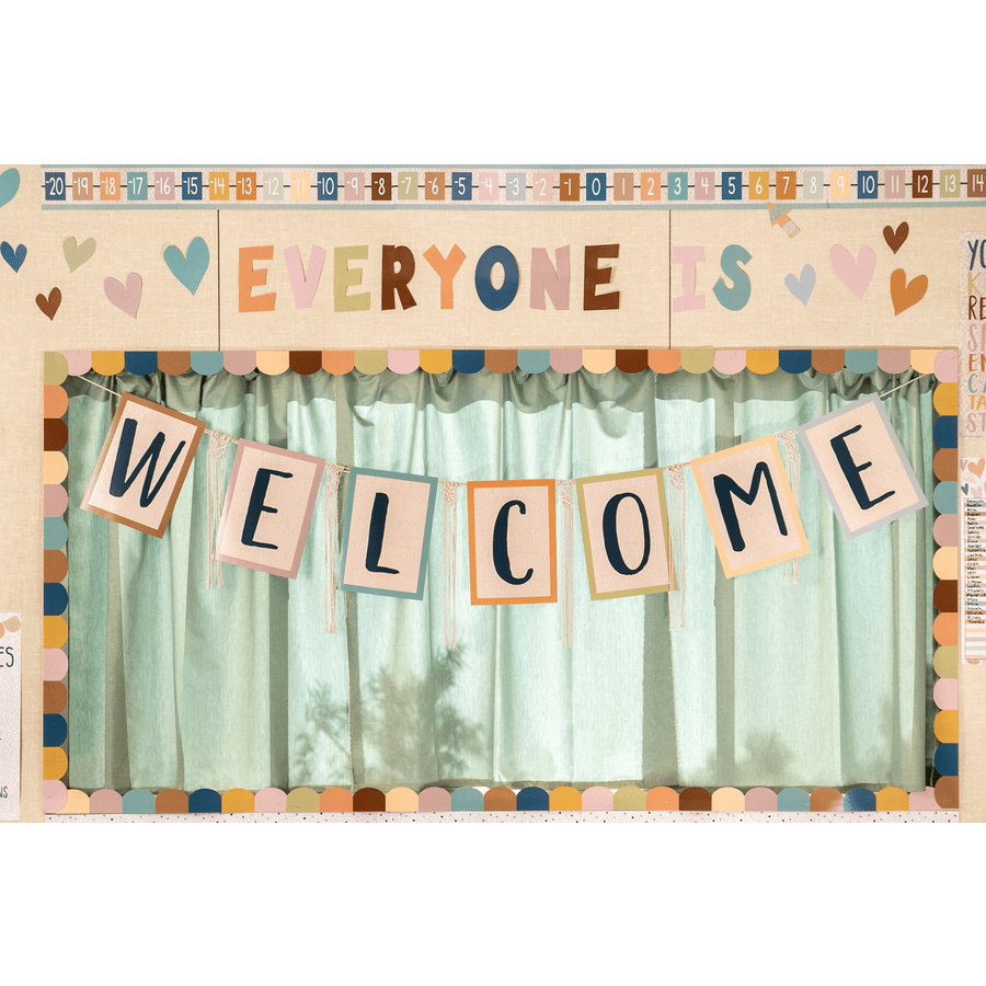 Everyone is Welcome 7" Fun Font Letters-Letters-Tools 4 Teaching-Classroom Decor and More