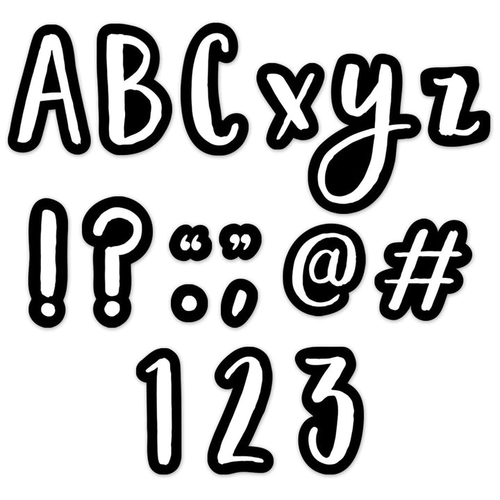 Bold & Bright Classroom Café 4" Designer Letters-Letters-Tools 4 Teaching-Classroom Decor and More