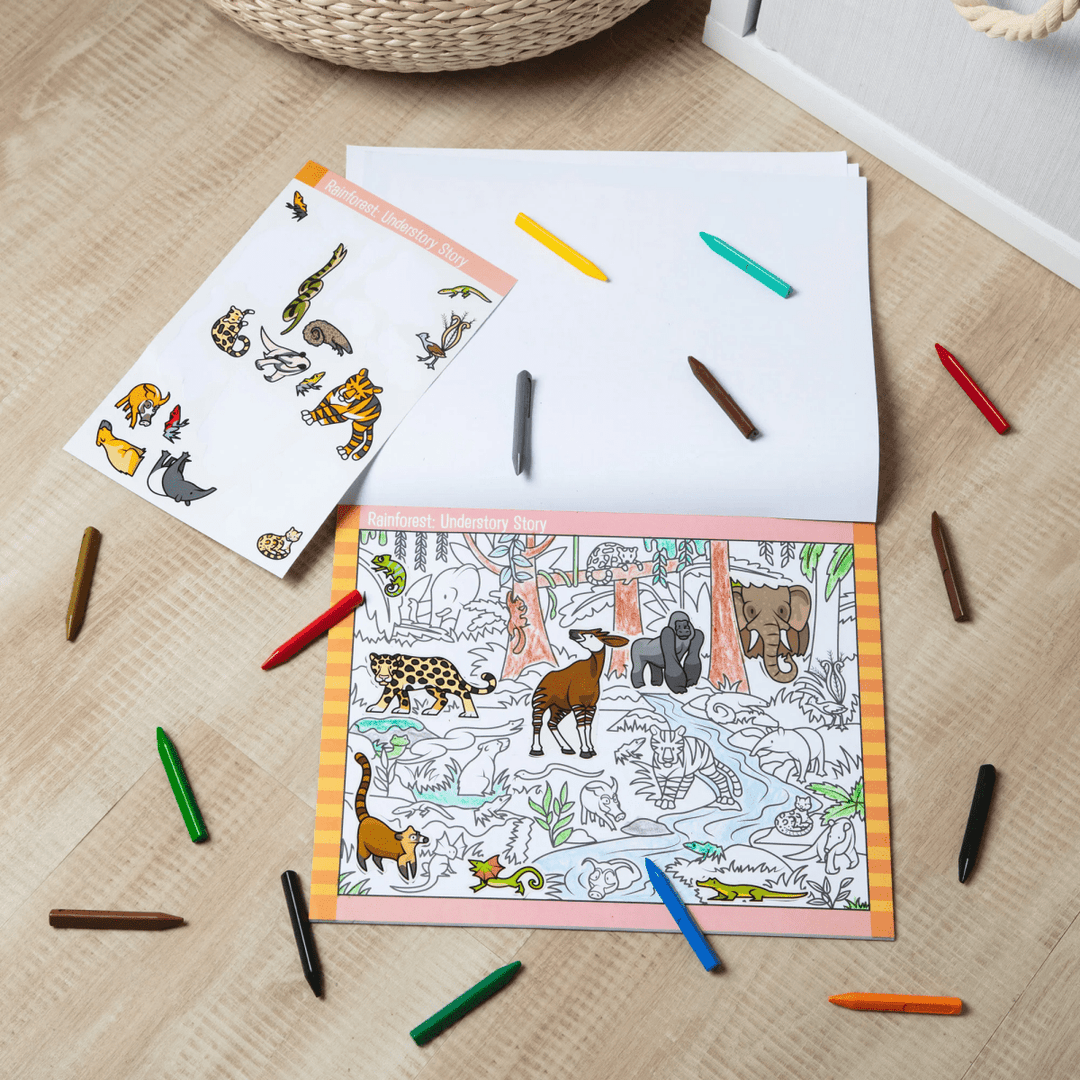 Seek & Find Sticker Pad – Animals-Activity Pads-Tools 4 Teaching-Classroom Decor and More