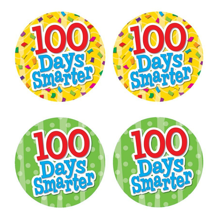 100 Days Smarter Wear 'Em Badges-Tools 4 Teaching-Classroom Decor and More