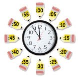 Telling Time Bulletin Board-Bulletin Board Sets-Tools 4 Teaching-Classroom Decor and More