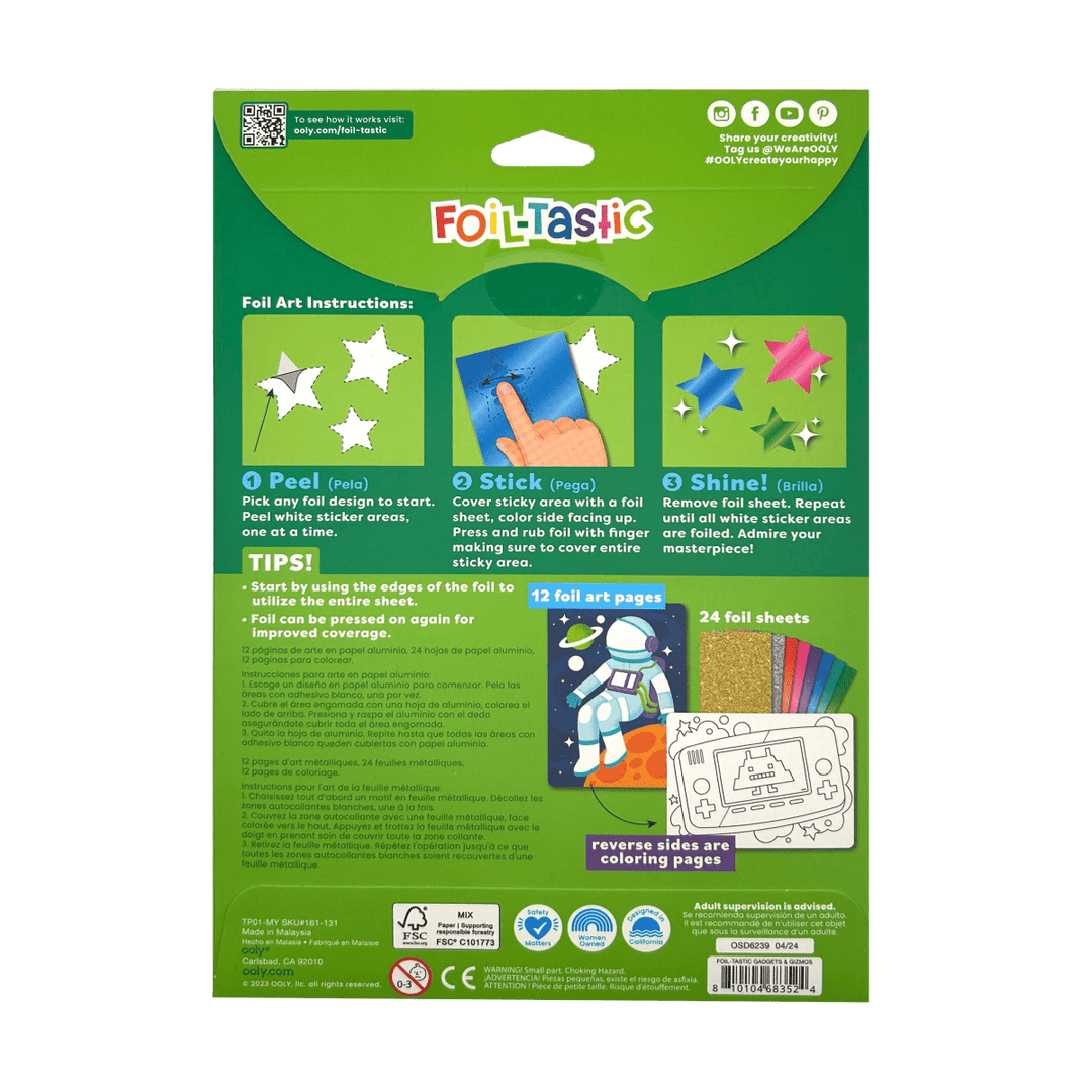 Foil-tastic Foil Art & Coloring Set - Gadgets & Gizmos-Activity Pads-Tools 4 Teaching-Classroom Decor and More