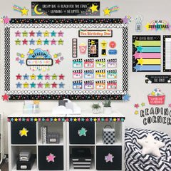 Star Bright Shine Bright Bulletin Board-Bulletin Board Sets-Tools 4 Teaching-Classroom Decor and More