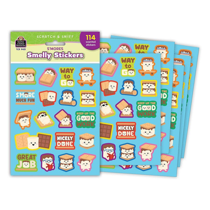 S'mores Smelly Stickers-Stickers-Tools 4 Teaching-Classroom Decor and More