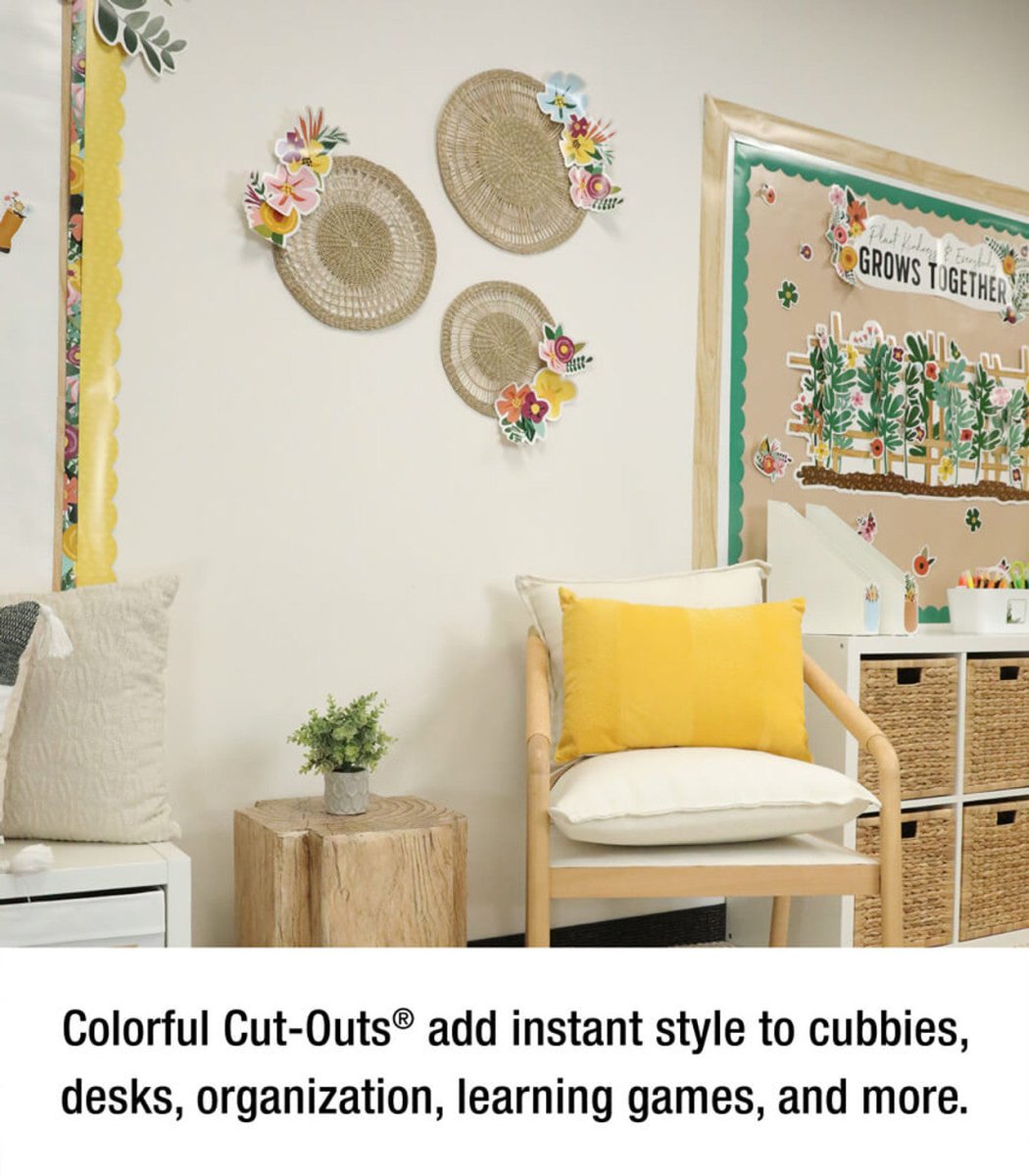 Grow Together Flowers Cutouts-Accents-Tools 4 Teaching-Classroom Decor and More