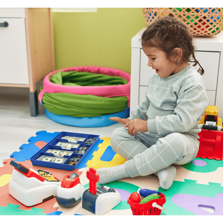 Play Money Tray-Time & Money-Tools 4 Teaching-Classroom Decor and More