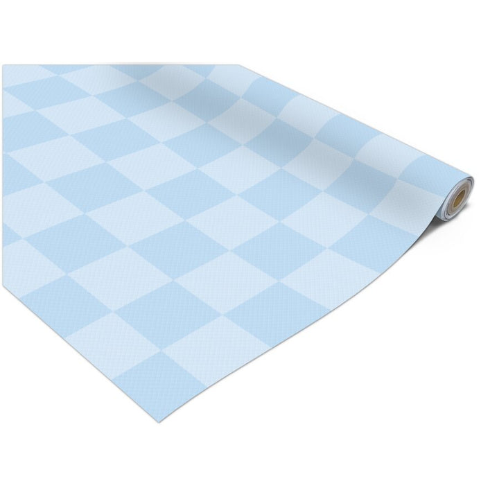 Better Than Paper® Bulletin Board Roll: Blue Checkers-Bulletin Board Paper - Better Than Paper-Tools 4 Teaching-Classroom Decor and More