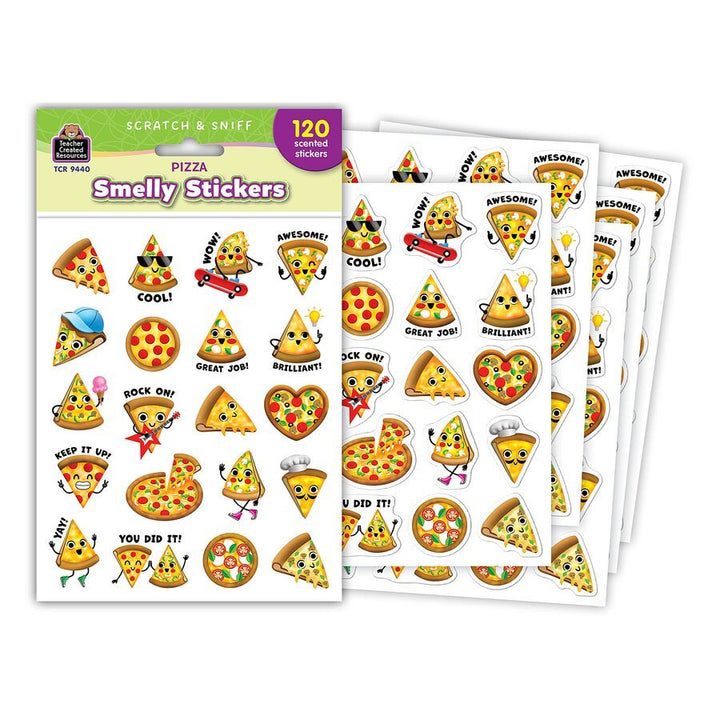 Pizza Smelly Stickers-Stickers-Tools 4 Teaching-Classroom Decor and More