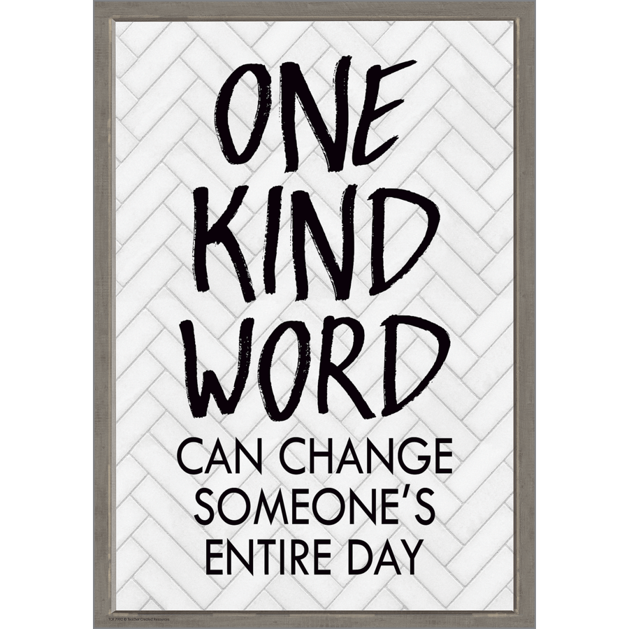 One Kind Word Can Change Someone's Entire Day Positive Poster-Posters-Tools 4 Teaching-Classroom Decor and More