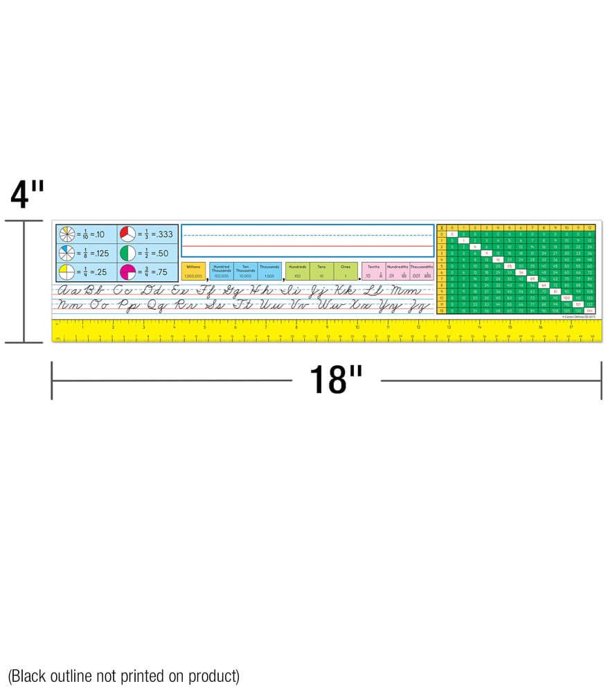 Traditional Cursive Name Plates Grade 2-5-Nameplates & Name Tags-Tools 4 Teaching-Classroom Decor and More