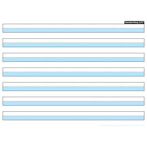 Blue Highlighted 3/4" Postermat-Dry Erase-Tools 4 Teaching-Classroom Decor and More