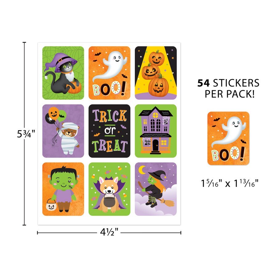 Large Halloween Stickers-Tools 4 Teaching-Classroom Decor and More