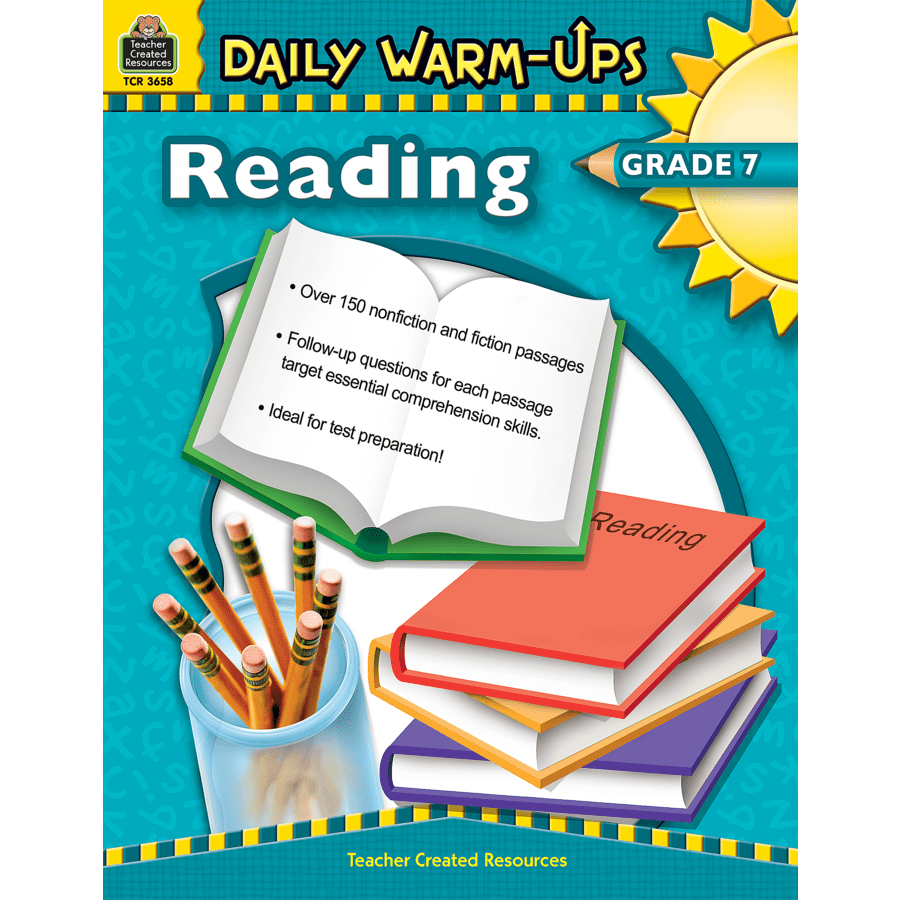 Daily Warm-Ups: Reading Grade 7-Subjects - Reading - Reading Books-Tools 4 Teaching-Classroom Decor and More