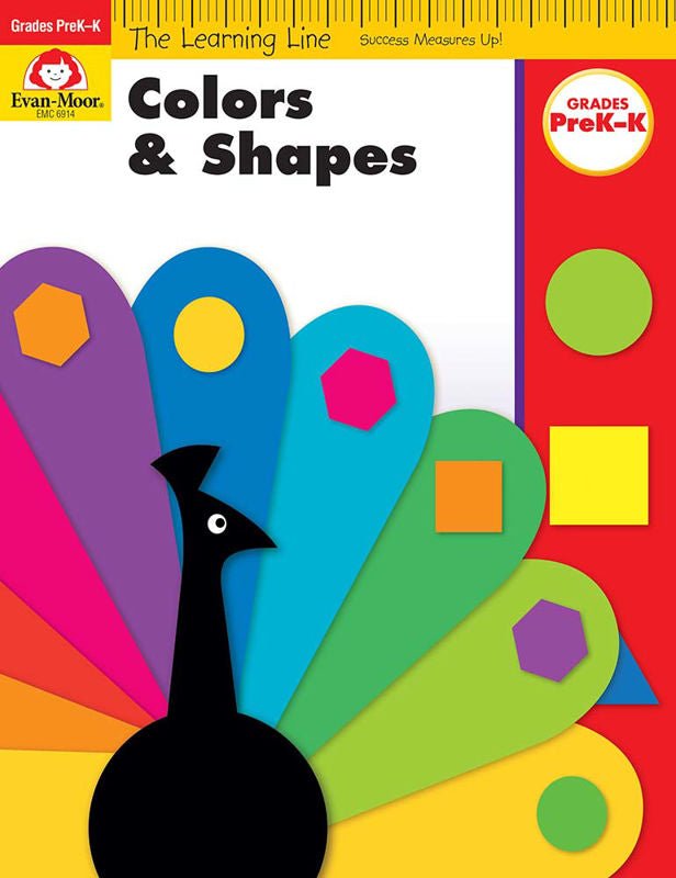 Learning Line: Colors and Shapes, Grades PreK-K-Math Books-Tools 4 Teaching-Classroom Decor and More