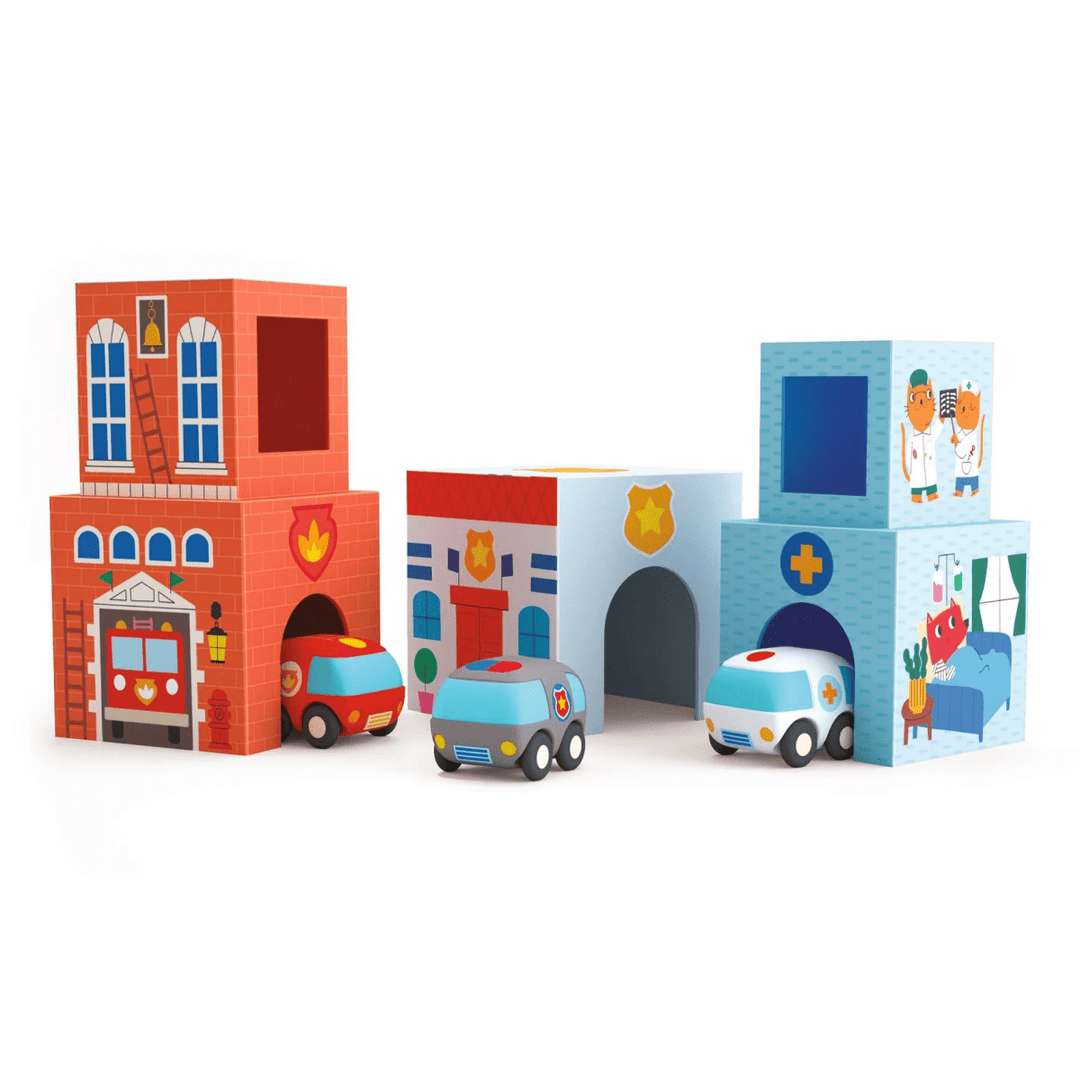 TopaniCar Nest and Stack + Vehicles-Baby & Toddler-Tools 4 Teaching-Classroom Decor and More