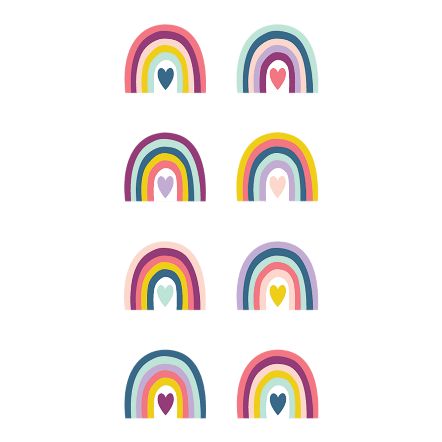 Oh Happy Day Rainbow Mini Stickers-Stickers-Tools 4 Teaching-Classroom Decor and More