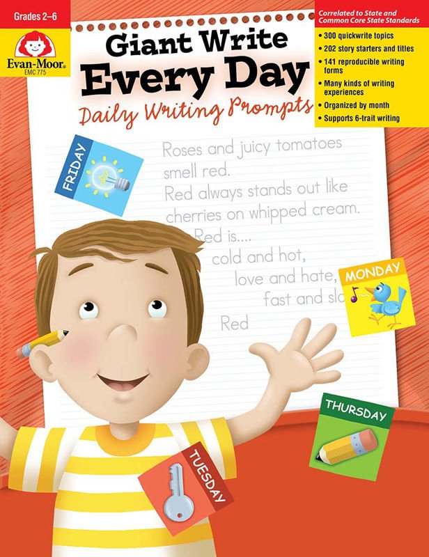 Giant Write Every Day: Daily Writing Prompts, Grades 2-6-ELA Books-Tools 4 Teaching-Classroom Decor and More