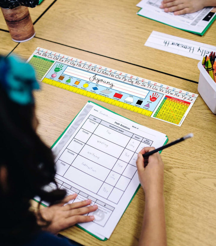 Traditional Manuscript Nameplates Grade 1-3-Nameplates & Name Tags-Tools 4 Teaching-Classroom Decor and More
