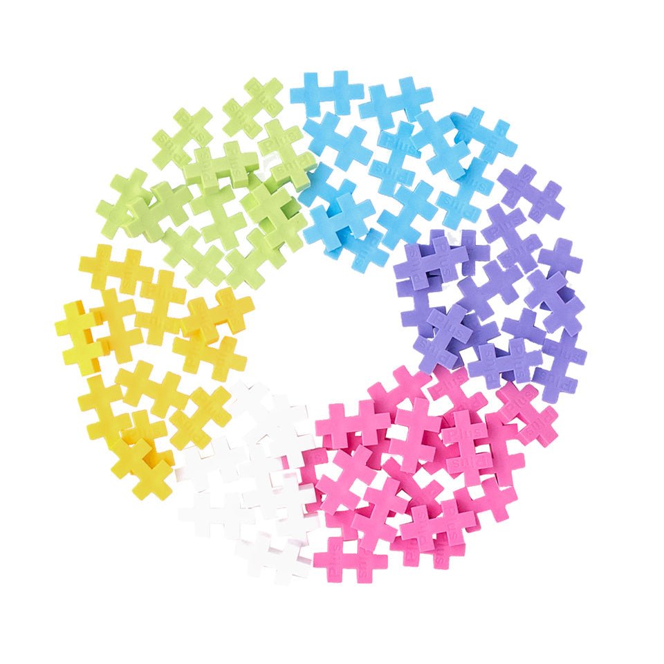 PLUS PLUS® Tube - 70 PC - Pastel Mix-Plus Plus-Tools 4 Teaching-Classroom Decor and More