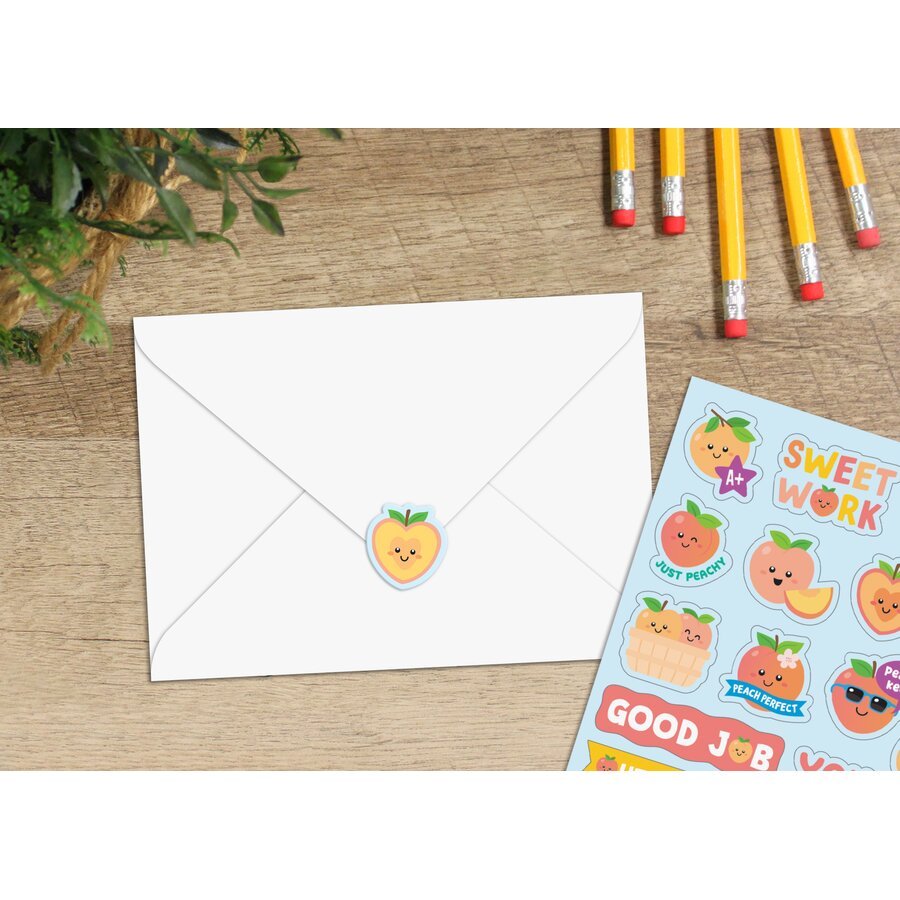 Peach Smelly Stickers-Stickers-Tools 4 Teaching-Classroom Decor and More