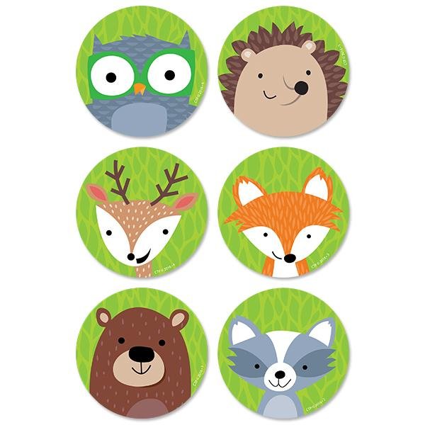 Woodland Friends 3" Designer Cut-Outs-Mini Accents-Tools 4 Teaching-Classroom Decor and More