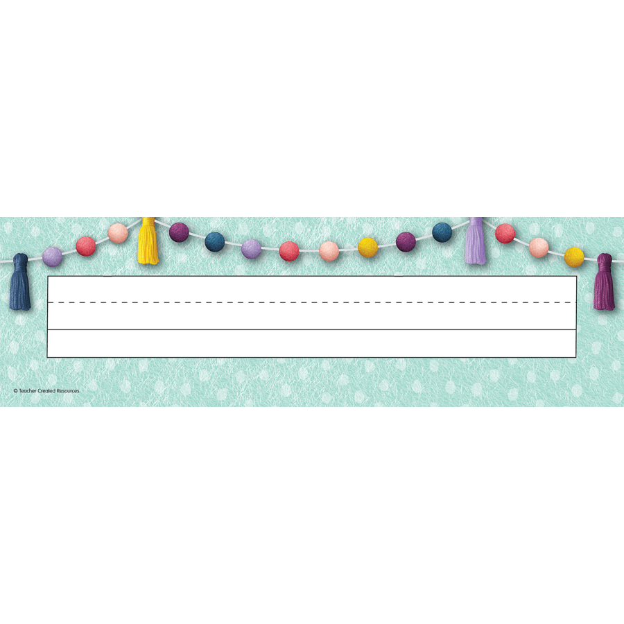 Oh Happy Day Flat Name Plates-Nameplates & Name Tags-Tools 4 Teaching-Classroom Decor and More