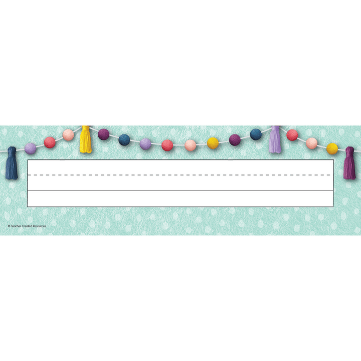 Oh Happy Day Flat Name Plates-Nameplates & Name Tags-Tools 4 Teaching-Classroom Decor and More