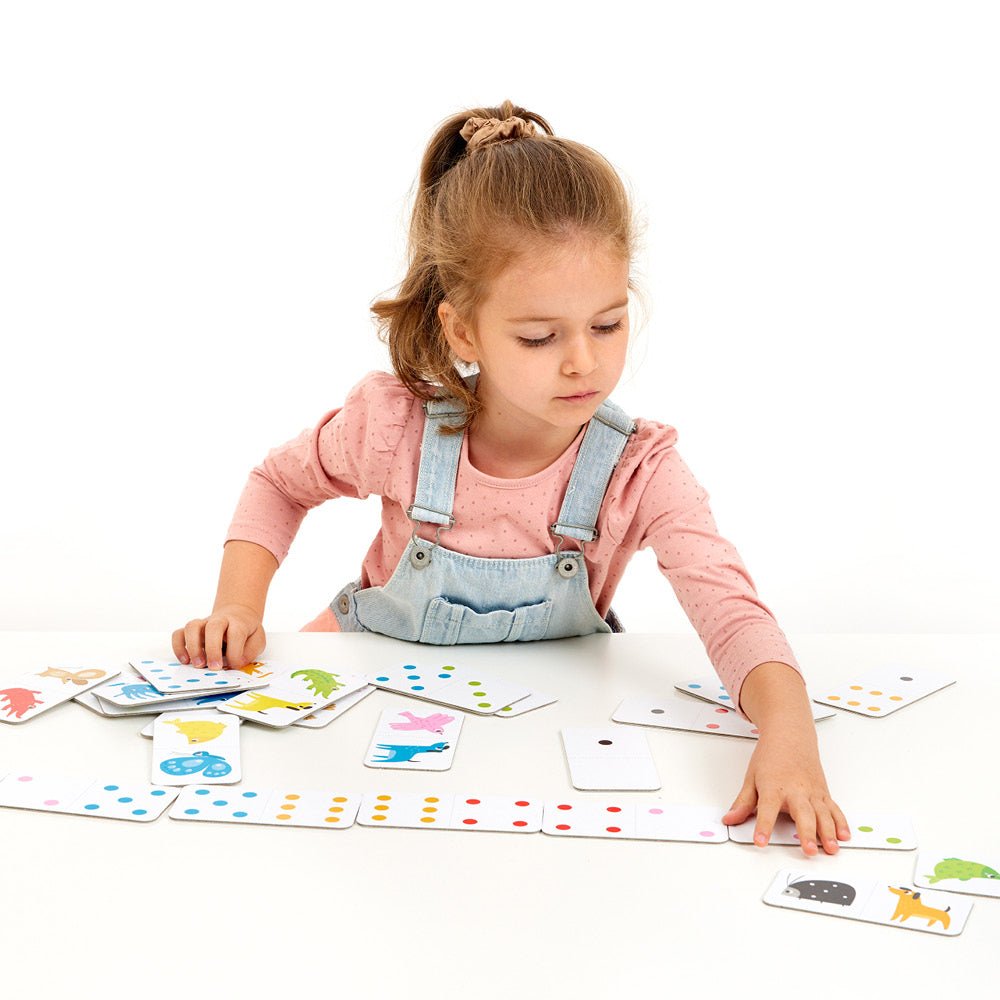 Let's Play Color Dominoes for ages: 2+-Games-Tools 4 Teaching-Classroom Decor and More