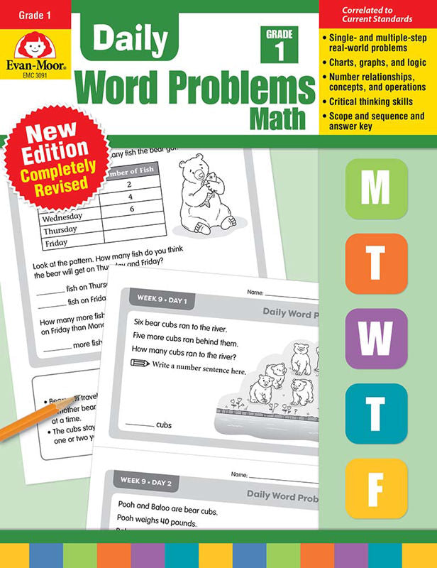 Daily Word Problems Math-Math Books-Tools 4 Teaching-Classroom Decor and More