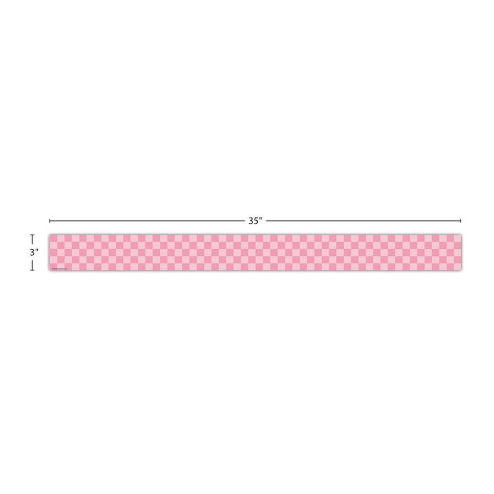 Cool for School Pink Checkers Straight Border Trim-Borders-Tools 4 Teaching-Classroom Decor and More