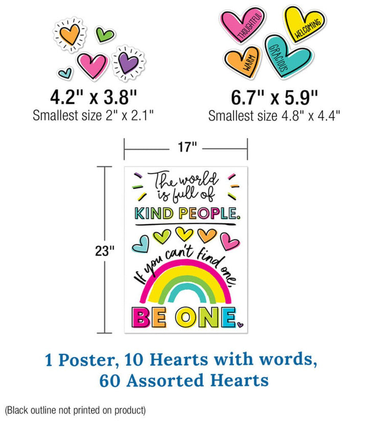 Kind Vibes Choose Kindness Bulletin Board Set - Tools 4 Teaching