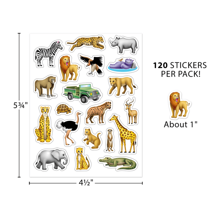 Safari Stickers-Stickers-Tools 4 Teaching-Classroom Decor and More