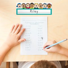 Stick Kids Name Plates-Nameplates & Name Tags-Tools 4 Teaching-Classroom Decor and More