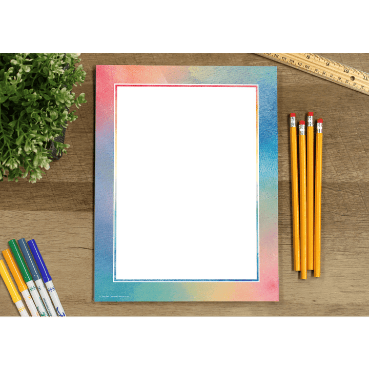 Watercolor Computer Paper-Computer Paper-Tools 4 Teaching-Classroom Decor and More