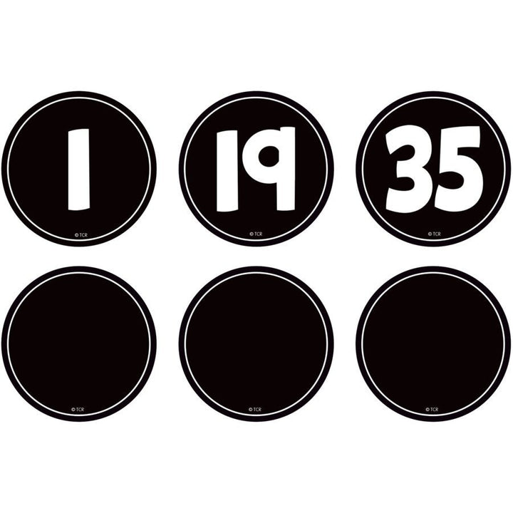 Black and White Number Magnetic Numbers Accents-Magnetic-Tools 4 Teaching-Classroom Decor and More